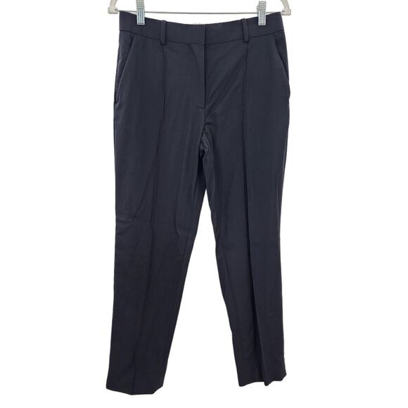 Women's Everlane 100% Wool Black Pleated Front Slack Pants Size 2 - Picture 1 of 10